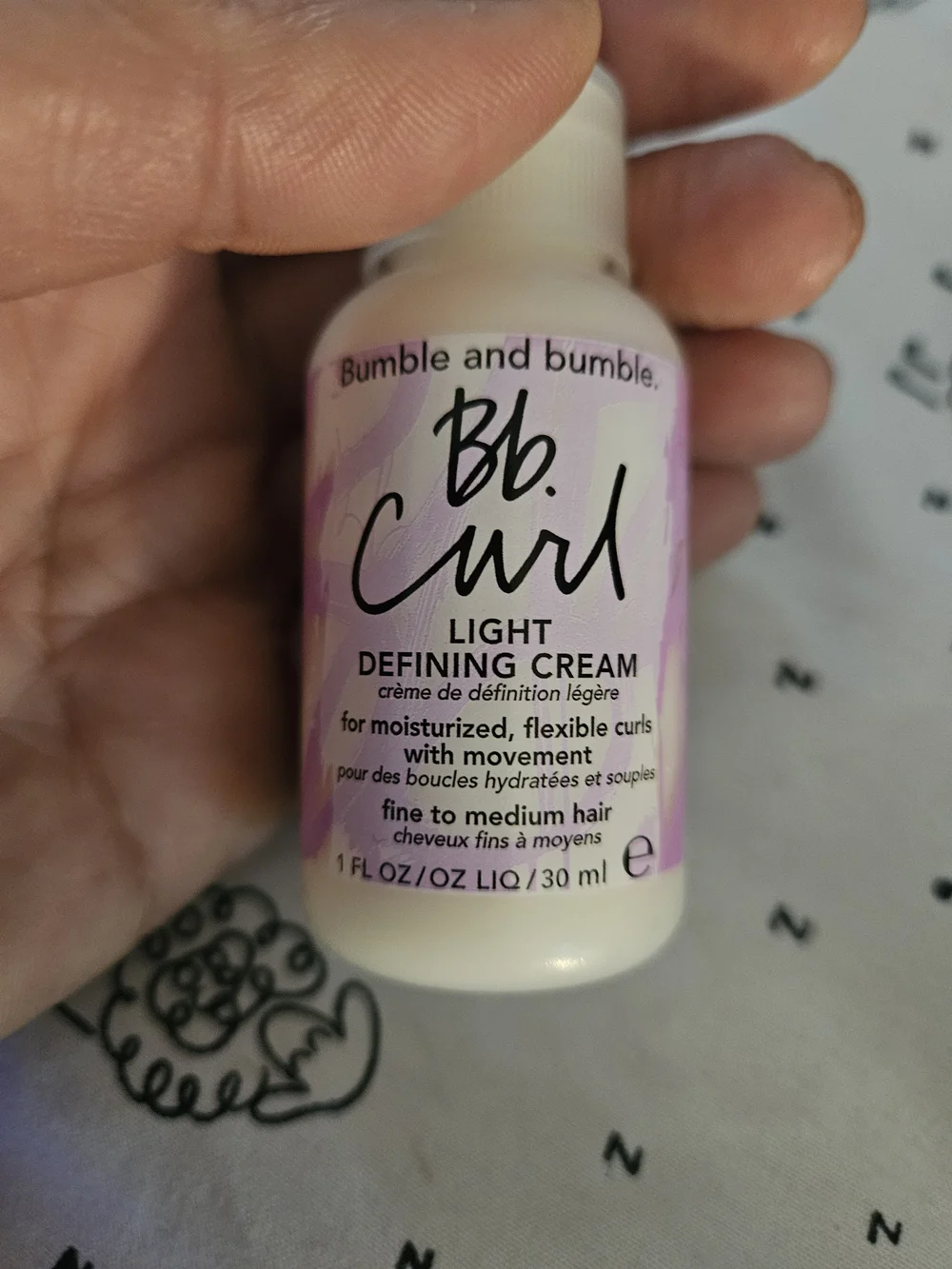 4 pc set bumble and bumble Hair Set.  Primer, curl cream, styling
